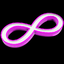 infinity symbol unendlichkeit schleife led light nightlight nachtlicht marquee unendlichkeitsschleife licht kids 3d print model - Mito3D