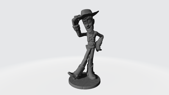 infini boisé cow boy jouet récit 3d print model - Mito3D