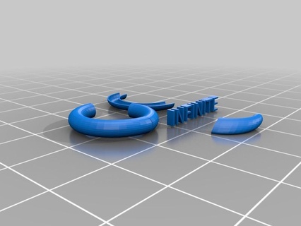 infinito 3d print model - Mito3D