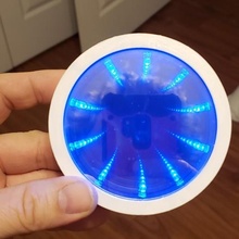 infinty ring art light led 3d print model - Mito3D