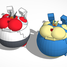 inflado animado arcee repinta + remodela 3d print model - Mito3D
