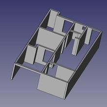 bilgi ekranı ev mimari model plan 3d print model - Mito3D