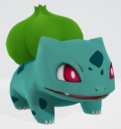 initial pok mon - 1st generation bulbasaur charmander squirtle Game pokémon pokemon 3d print model - Mito3D