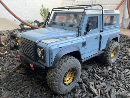 injora d90 onto traxxas trx4 chassis Game trx-4 defender scale 3d print model - Mito3D