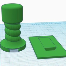 encre tampon 3d print model - Mito3D