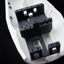 inmoov simple servo bed reinforced design tool arduino robot robotics tinkercad 3d print model - Mito3D