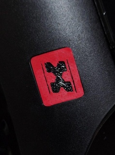 inmotion v12 power button v12ht handle plate flex tpu 3d print model - Mito3D
