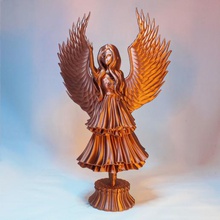 masumiyet sanat melek kanatlar fantezi heykel kadın karakter 3d print model - Mito3D