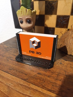 innovativer 3d-gedruckter visitenkartenhalter business card holder pla 3d table deko 3d print model - Mito3D