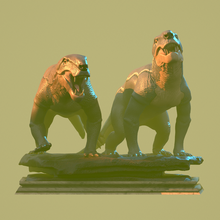 Inonsrancevia Exandri heykel 3d baskı Sanat Paleoart dinozorlar memeliler hayvanlar doğa 3d print model - Mito3D