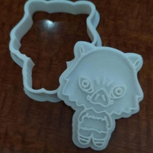Inosuke Kimetsu kurabiye kesici gadget Zenitsu Tanjiro Nezuko Shinobu Kocho giyu tomioka Yaiba iblis avcı anime Chibi kawaii Ayarlamak paketlemek 3d print model - Mito3D