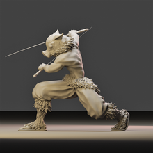 inosuke Kimetsu Yaiba art figure jouet fanart sculpter anime démon tueur hashibira 3d print model - Mito3D