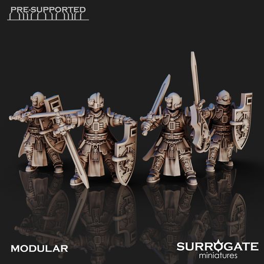 inquisición templarios sustituto miniaturas octubre lanzamiento juego martillo guerra warhammer40000 40k imperio astra militarum imperial Guardia soldado severo sombrío inquisidor 3D print model - Mito3D