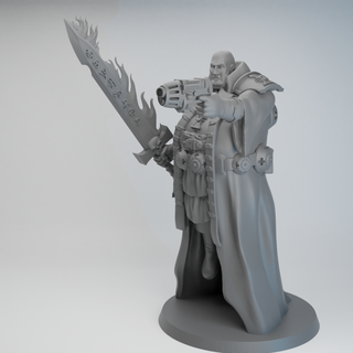 inquisitor vlad imperial agent grimdark space wizard psyker 3d print model - Mito3D