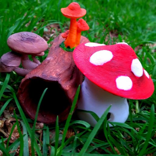 inseto hotel jardim cúbico fungo casa insetos erro jardín 3D print model - Mito3D