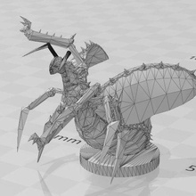 insecto reina yugioh calabozo monstruos ddm 3d print model - Mito3D