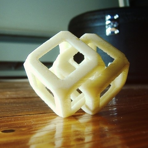 inseparable de los cubos art 3d esculturas 3D print model - Mito3D