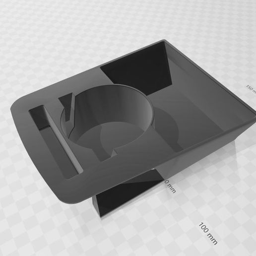 inserire centro console dacia primavera macchina tazza titolare supporto cellula Telefono Conservazione Accessori 3D print model - Mito3D