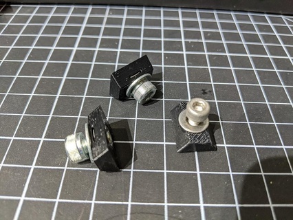 insert nut m4 m5 mini lathe - first tool aluminum extrusion parts 3d print model - Mito3D