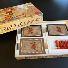 insert organizer battle line fits sleeved cards game 3d print model - Mito3D
