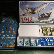 inserto 1942 uss Yorktown juego mesa juegos accesorios componentes inserciones organizador insertar juguete 3d print model - Mito3D