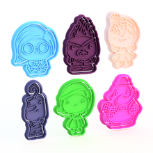 inside out cookie cutter set 6 home cutters cithen cook cookies stamp tv show kids cartoon emotions anger bing bong disqust fear joy sadness 3d print model - Mito3D