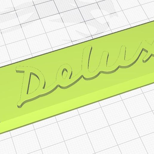 insignia deluxe para chevrolet c10 logo 3D print model - Mito3D