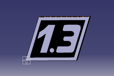 insignia fiat 128 super europa 13 3d print model - Mito3D