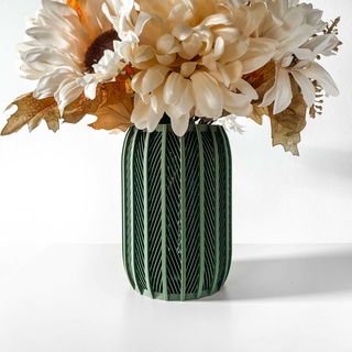 inso vase modern unique home decor dried preserved flower arrangement stl file 3d print model - Mito3D