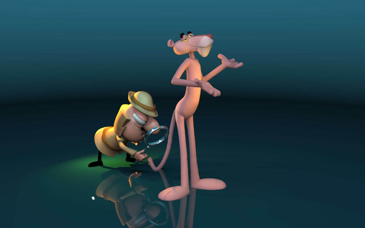 STL file The Pink Panther - 80's cartoon-FANART FIGURINE・3D print design to  download・Cults