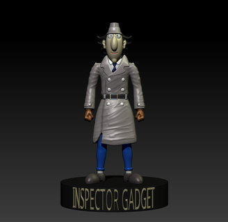 Inspektor Gadget Genius 3d print model - Mito3D