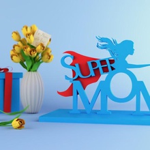 a inspiração do modelo 3d vitrine dia da mãe casa das mães A impressão Modelagem em Desenho 3d print model - Mito3D