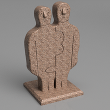 ispirato Peter lubach statua arte nsfw 3d print model - Mito3D