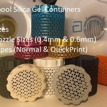 inspool dessicant container 2mm + beads 3 sizes 6 nozzle 06 3mm 4mm 5mm bottle lid box holder fiberlogy refill fiberology firberlogy hygrometer jar multiple silca silica gel gell case size spool vacuum seal sealed containers 3d print model - Mito3D