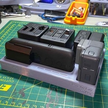 insta360 cameras + charger case gadget camera 3d print model - Mito3D