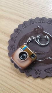 instagram porte clés caméra photo souvenirs Valentin l'amour cadeau 3d print model - Mito3D