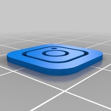 instagram logo 3d print model - Mito3D
