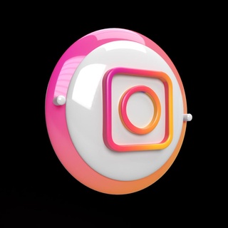 instagram logo 3d Icônes v1 art obj emoji émotions 3d print model - Mito3D