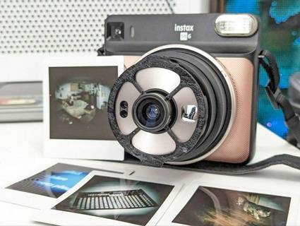 instax sq6 m17 telefon lens adaptör Fujifilm sq1 sq40 Meydan binmek kamera video gadget 3d print model - Mito3D