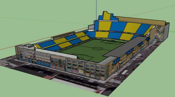 insular União desportivo las Palmeiras estádio 2023 futebol nfl nba mlb nhl Espanha 3d print model - Mito3D