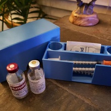 insulin box home household holder storage diabetic diabetes 3d print model - Mito3D