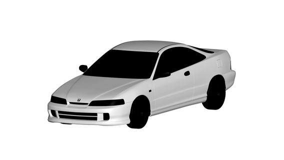 integra 1996 vehículo coche vehiculo vr 3d modelo virtual realidad meta metaverso ar aumentado 3d print model - Mito3D