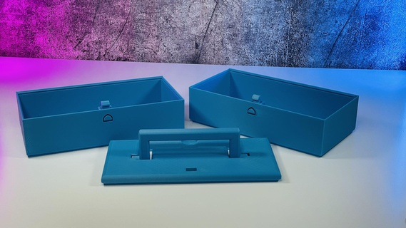 Birleşik yazıcı araç depolama box 200x100 Kutu ilginç tasarım kendin yap oyuncak 3d print model - Mito3D