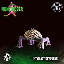 intellect devourer brain fantasy god monster rpg wargames evil dnd pathfinder tabletopgames foundry mindflayer crippled cgfmonstrober octoberchallenge 3d print model - Mito3D