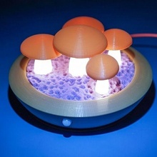 intelligent induction mushroom lamp 3d print model - Mito3D