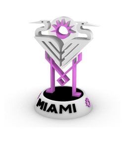 inter miami decorativo peça Inter Miami escudo moda mls futebol 3d print model - Mito3D