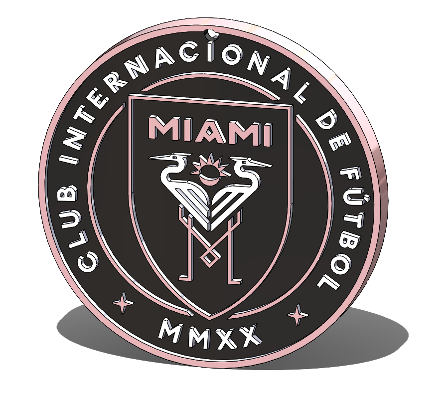 Inter miami cf 3D print model - Mito3D