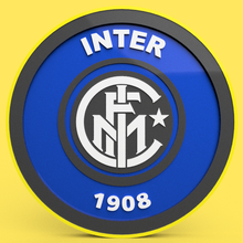 inter melan football club emblem 3d print model - Mito3D