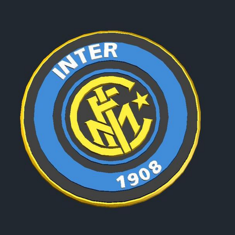 logo inter milan vari 3D print model - Mito3D