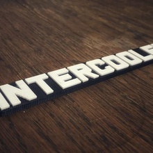 intercooler logo çeşitli kamyon 3d print model - Mito3D